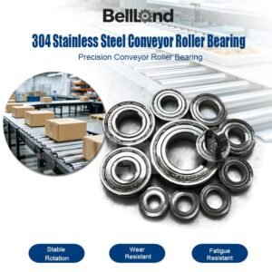 304 stainless steel bearing High Precision Deep Groove Ball Bearing Conveyor Roller Bearing