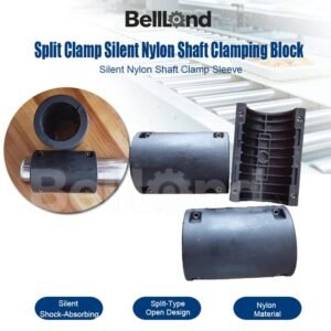 Split clamp Silent Nylon Shaft Clamping Block Conveyor Roller Locking Hub