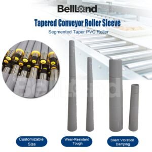 Segmented Taper PVC Roller Segmented taper sleeve Tapered Conveyor Roller Sleeve